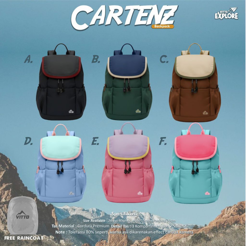 SCHOOL BAGPACK RASEL CARTENZ BAGPACK VITTO