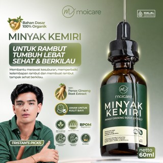 Moicare Minyak Kemiri Ekstrak Ginseng Penumbuh Penebal Rambut Bayi Dan Dewasa Serta Mengurangi Rontok | Minyak kemiri 100% Organik | Menumbuhkan Melebatkan Memanjangkan Mengatasi Kerontokan Dan Melembapkan Rambut Kering