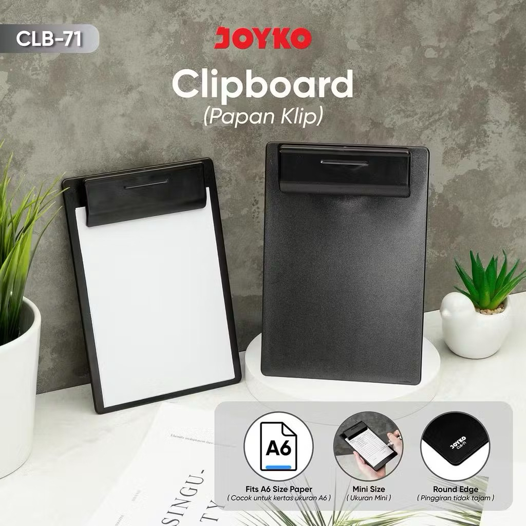 JOYKO คลิปบอร์ด Mini Street Board Clip Base CLB-71