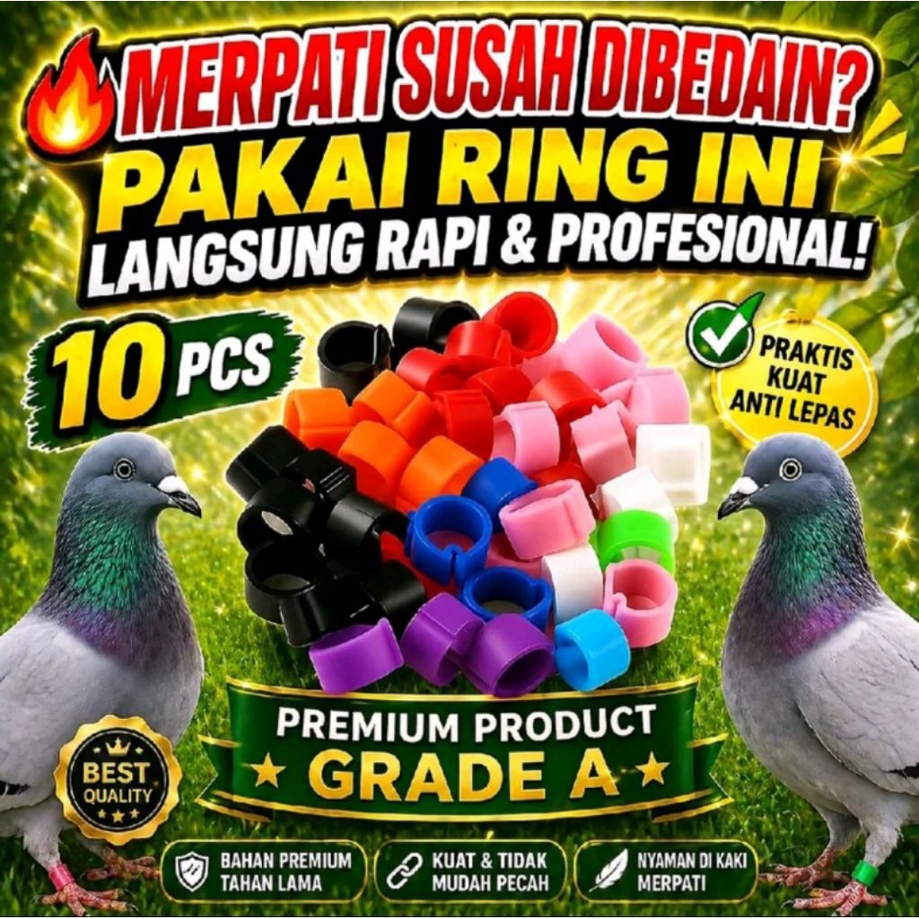 8Mmm DOVE RING CLIP สําหรับเครื่องหมายนกพิราบต่อ 1 ชิ้น