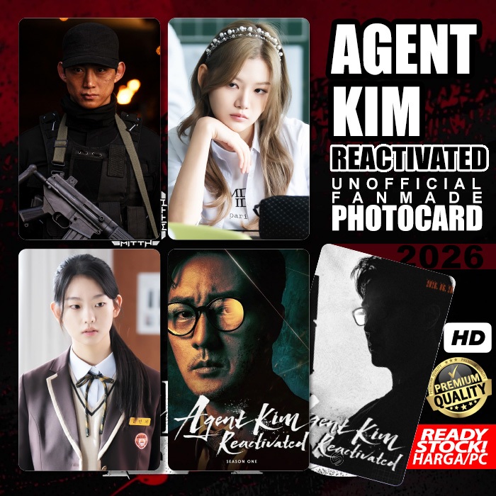 Photocard Agent Kim Reactivated Photo Card Minji Drakor Kdraama Kim Min Ji ล่าสุด 2026