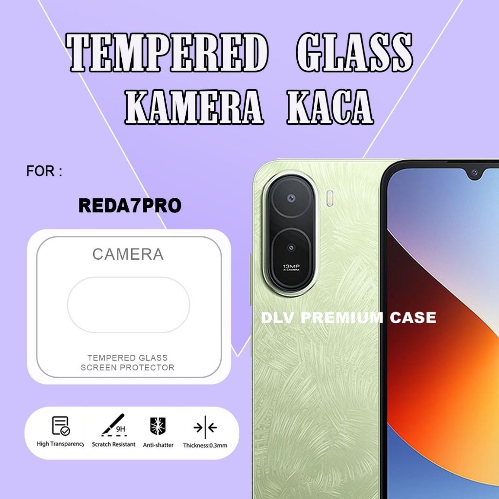 REDMI A1 REDMI A2 REDMI A3 REDMI A5 REDMI A7 PRO TEMPERED GLASS เลนส์ PROTECTOR ANTI-SCRATCH กล้อง R