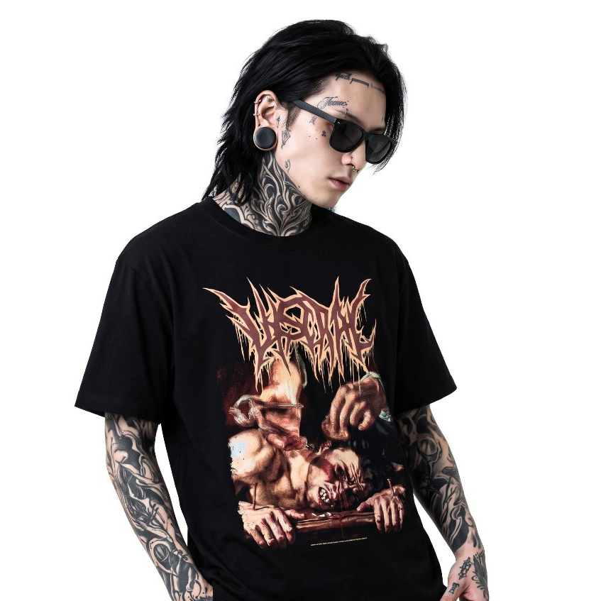 KATUN Vicral Tshirt - Art European Eviscation Cotton - Metalgear Music S-XXL