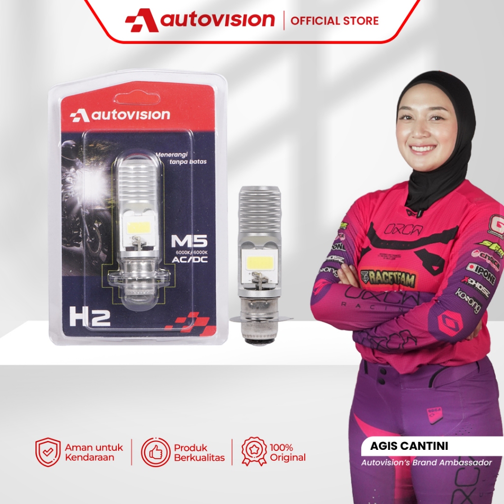 ไฟหน้า LED/ไฟรถจักรยานยนต์ H2 M5/H6 & HS1/H4 6500K/Combo 12V 7W/7W