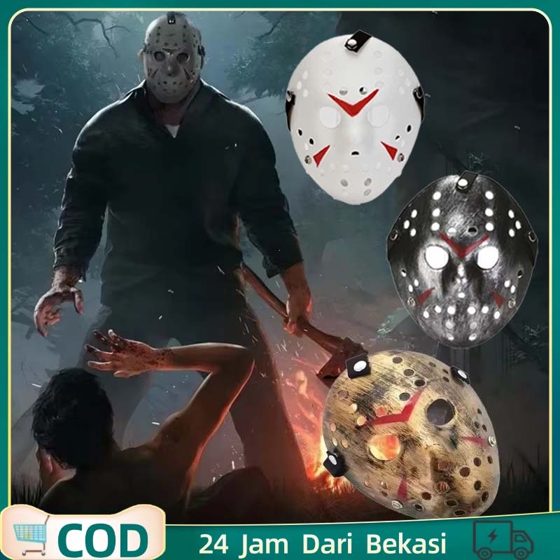 หน้ากากฮาโลวีนอุปกรณ์ฮาโลวีน Jason Mask หน้ากากคอสเพลย์ Jason คอสเพลย์ฮาโลวีน Jason
