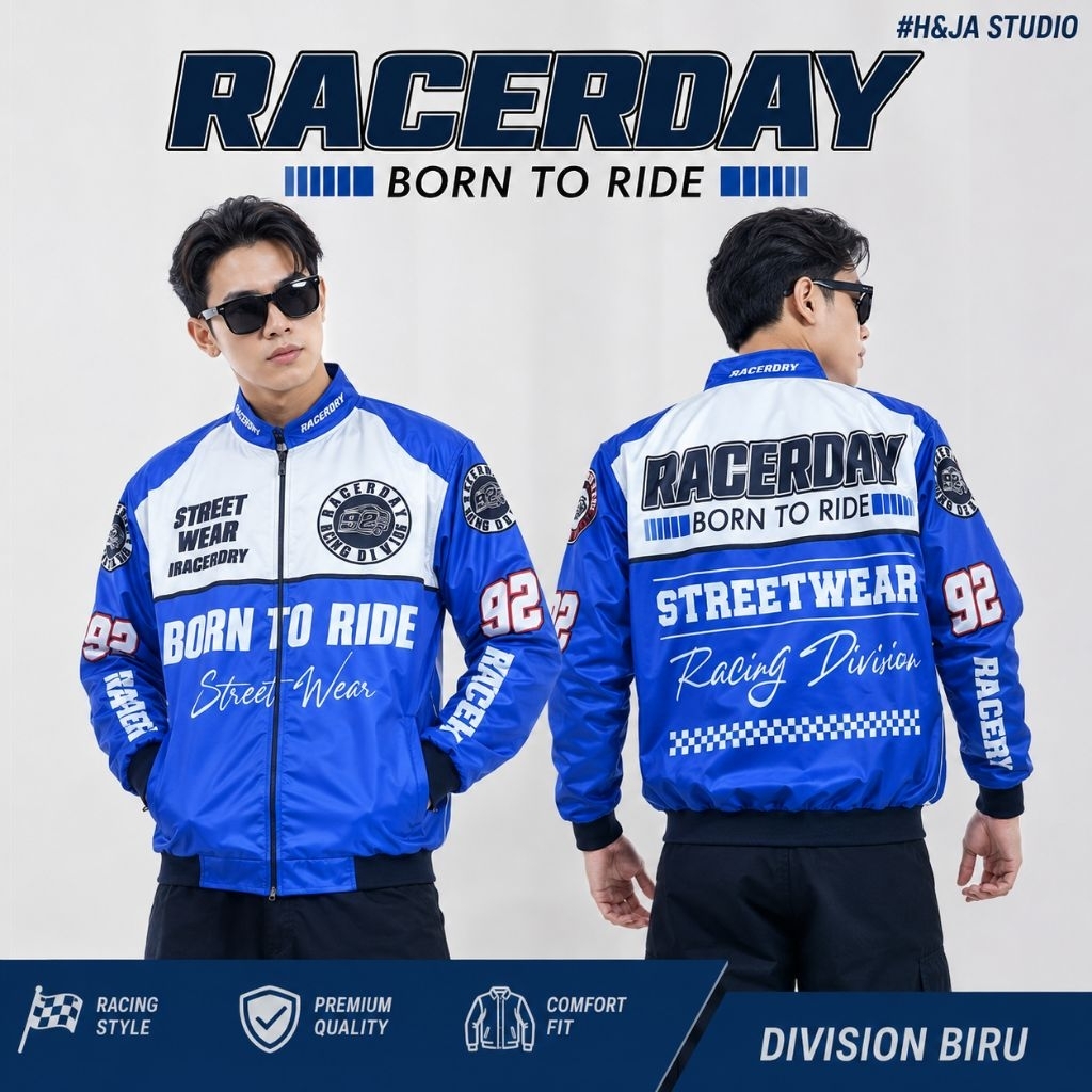 Racing Jacket Bomber Jacket Nascar Jacket
