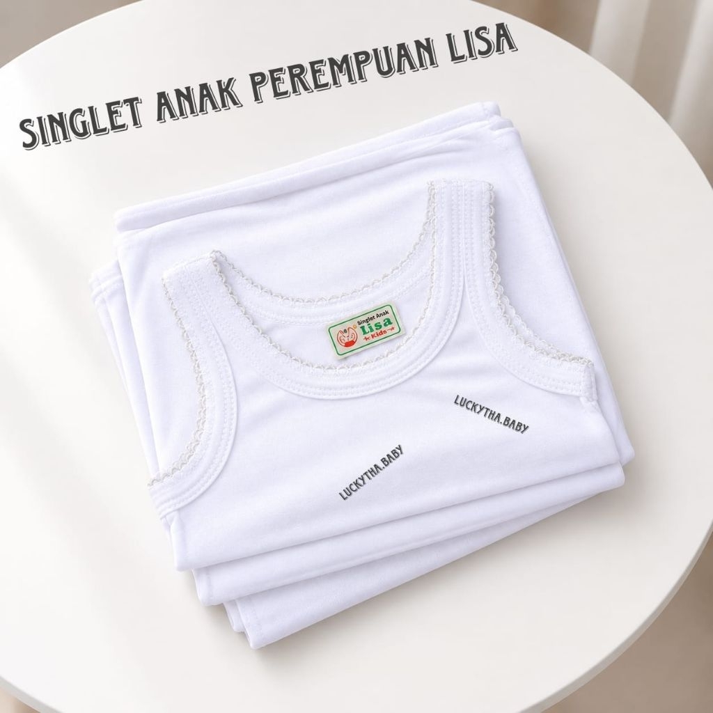 LISA cotton baby & เสื้อกล้ามเด็ก 0-12 ปี / เสื้อชั้นในเด็ก LISA / สายเดี่ยว Lisa