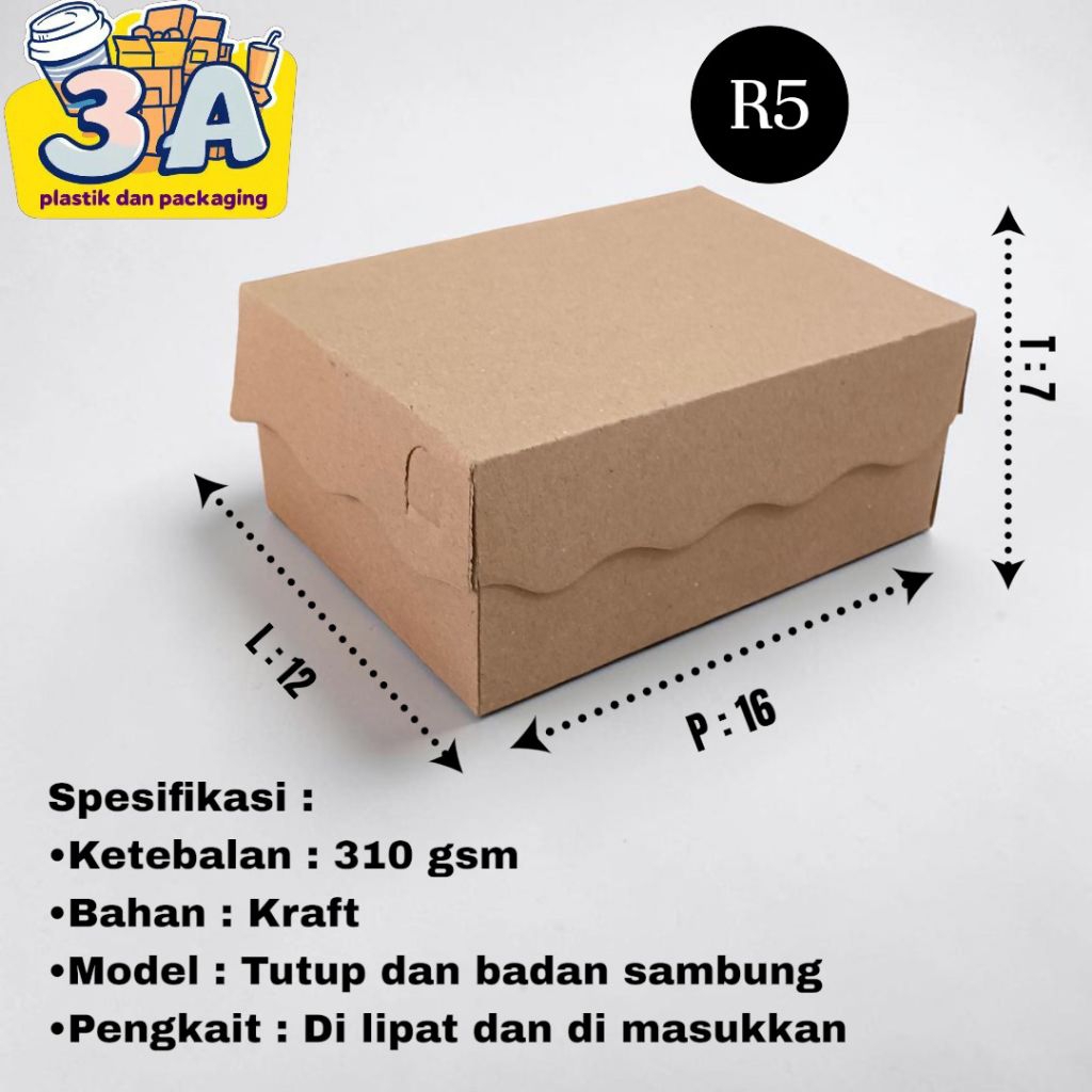 KRAFT SNACK และกล่องข้าว / กล่อง UK R2/R3/R5/R6/R8/R10K (*ราคาต่อ 20 แผ่น)