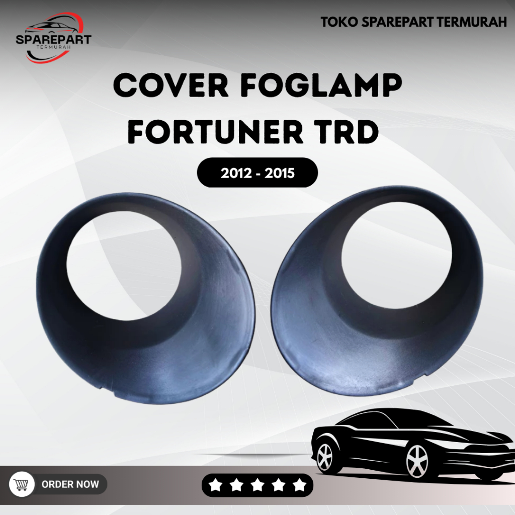 FORTUNER TRD FOGSLAMP COVER 2012 - 2015