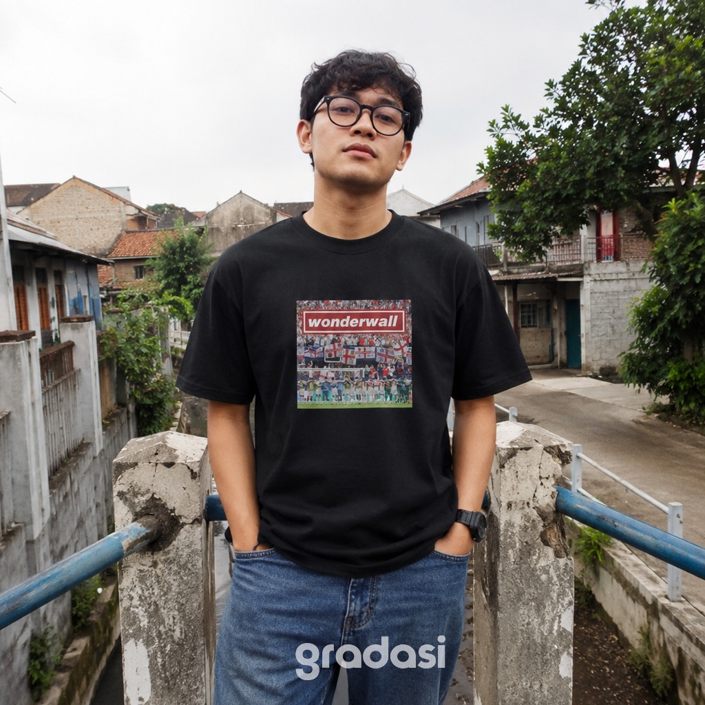 เสื้อยืด England Wonderwall / เสื้อยืด Oasis England Wonderwall