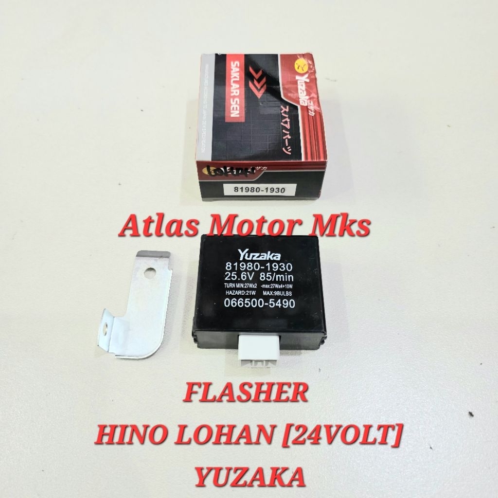 [1PC][LOHAN YUZAKA] FLASHER SEIN WESER 24VOLT HINO LOHAN - YUZAKA 8980-1930
