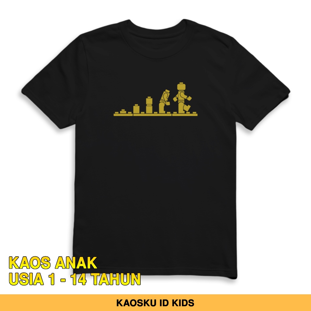 KATUN LEGO 3 CHILDRENS T-SHIRTS - เสื้อยืด LEGO ASTRONAUTS - เสื้อผ้าของ AGED 1-14 ปี - ยืด LEGO CHI