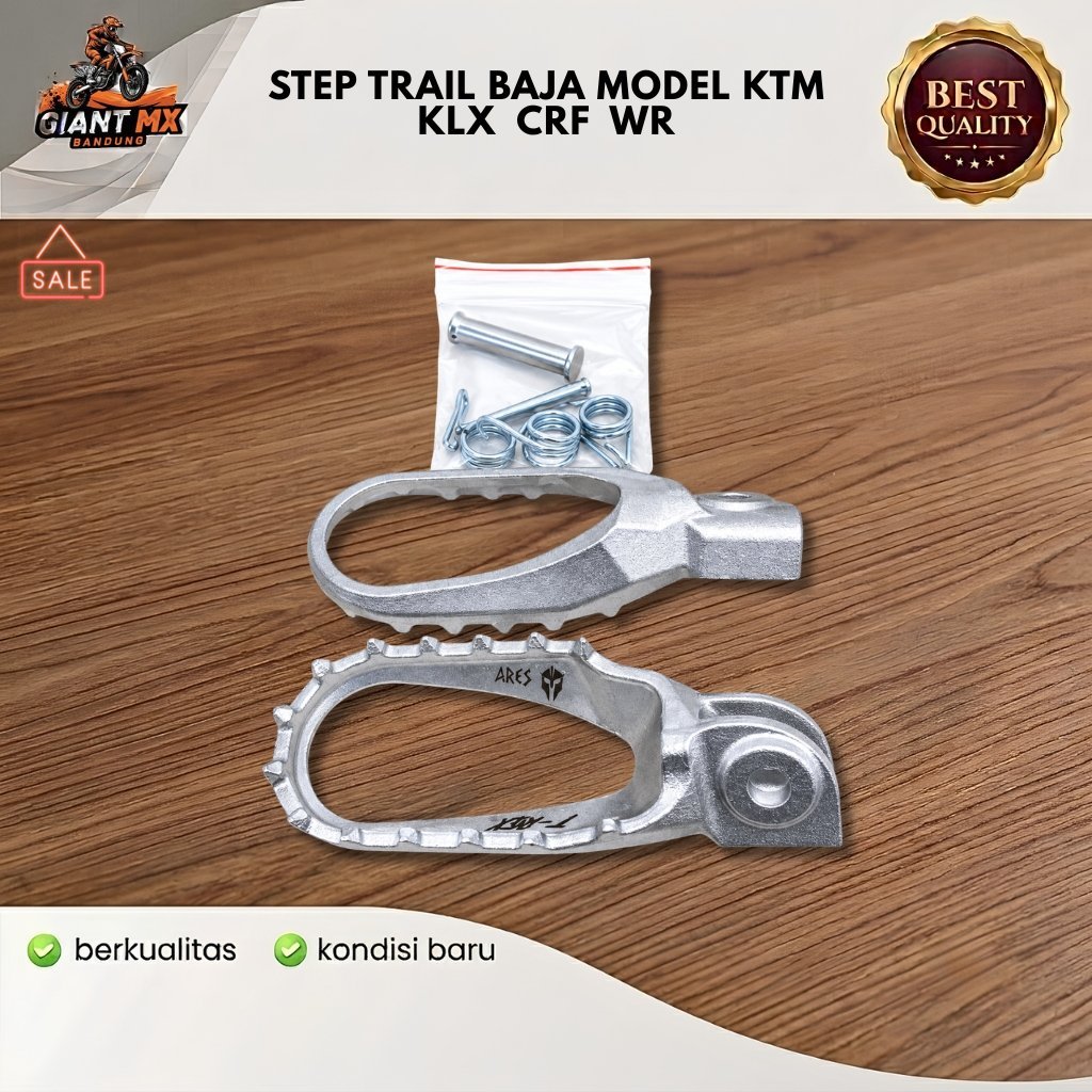 KTM 2024 STEEL TRAIL STEP สําหรับ KLX 150/ CRF 150/ WR155/ UNIVERSAL