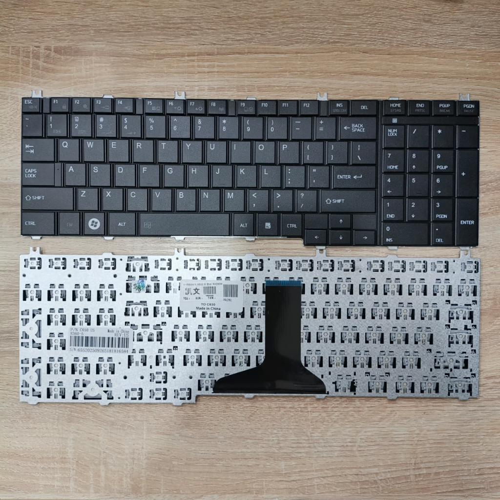 Toshiba Satellite C650 C655 C660 C665 L650 L655 L670 L750 L755 L755d L770 แป้นพิมพ์แล็ปท็อป