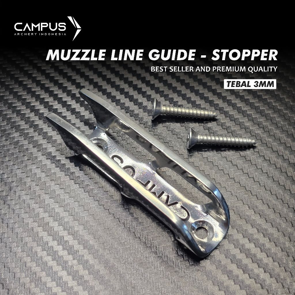 Muzzle Line Guide Stopper อุปกรณ์ตกปลาหอกสแตนเลส