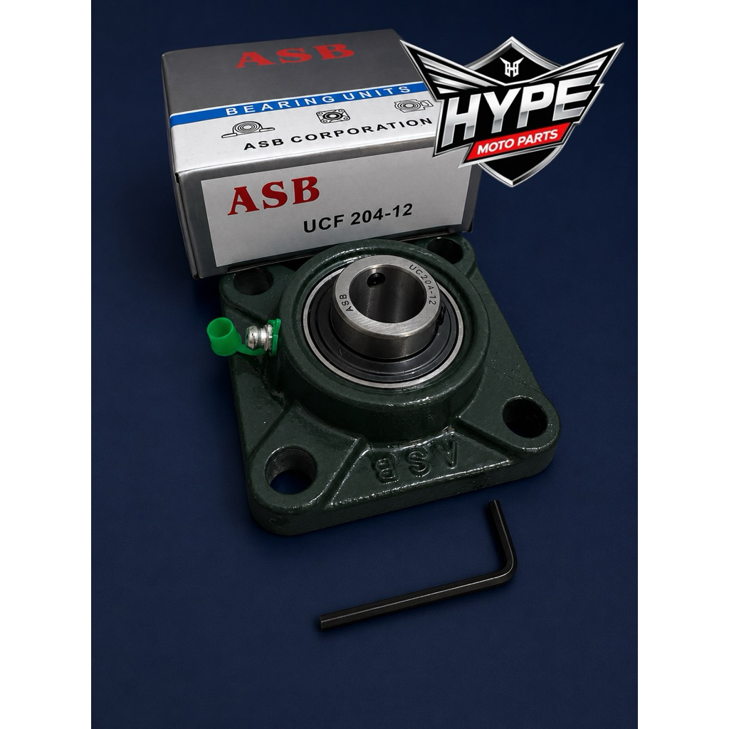 MINIMAL Bearing UCF 204-12 ASB (เช่น 19mm) ORIGINAL (ขั้นต่ํา 2 ชิ้น)