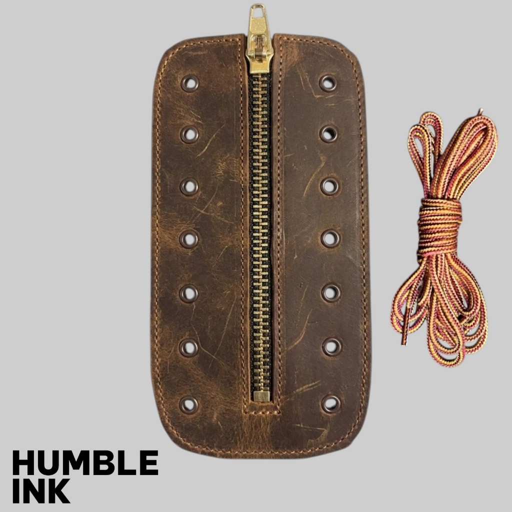 HUMBLEINK - LACE IN ZIPPER BOOT 7 HOLE TONGUE ZIPPER BOOT SNEAKER ACCECORIS BOOT
