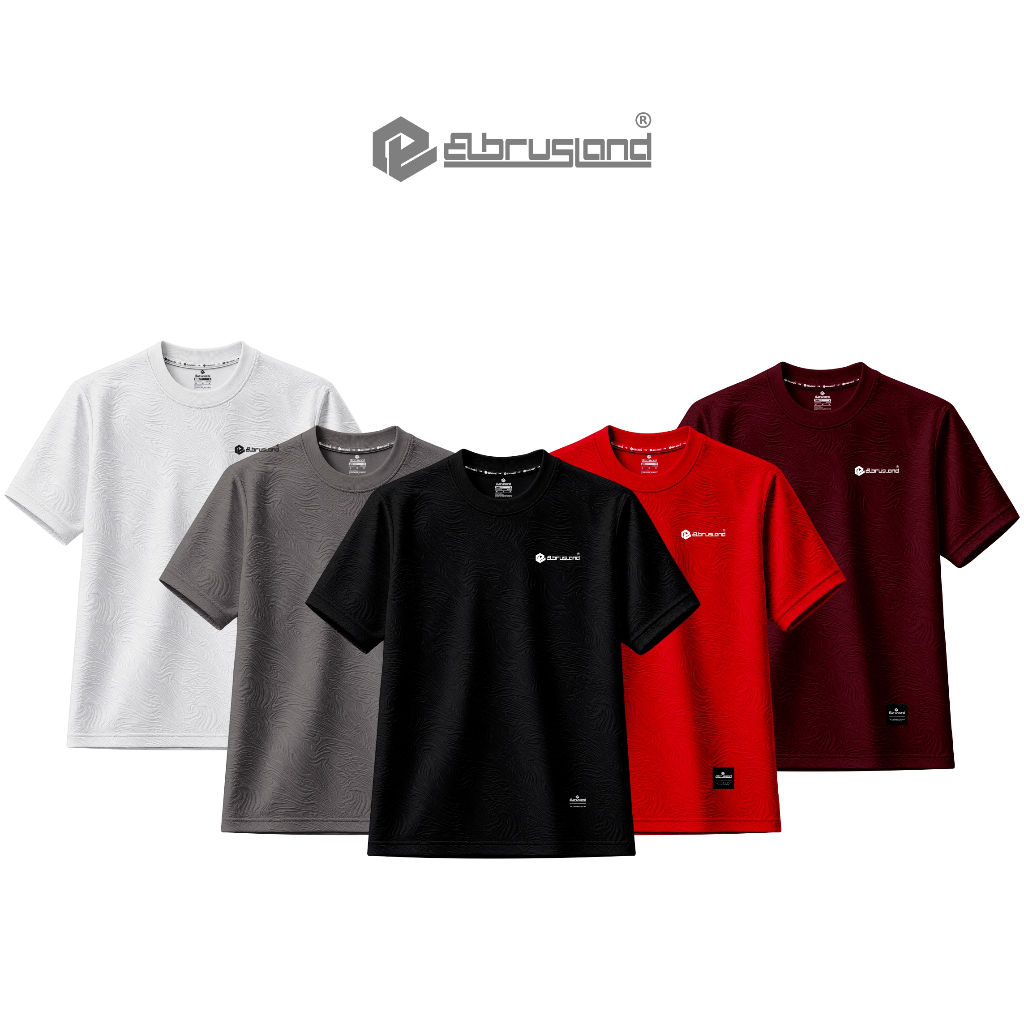 เสื้อ Elbrusland Running Cedric Embosh Topo คอกลม