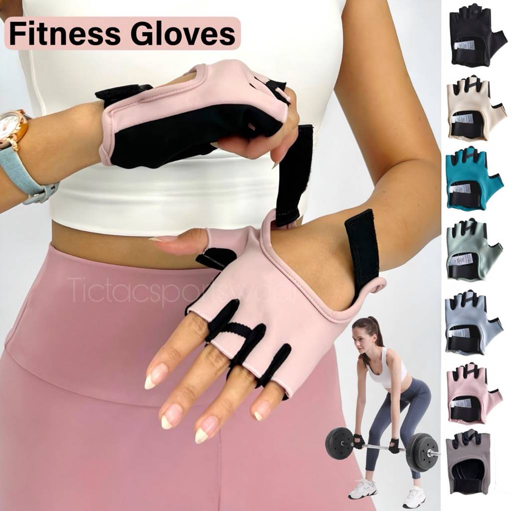 GYM FITNESS WEIGHTLIFTING GLOVES / GYM FITNESS ถุงมือกีฬาสําหรับผู้หญิง