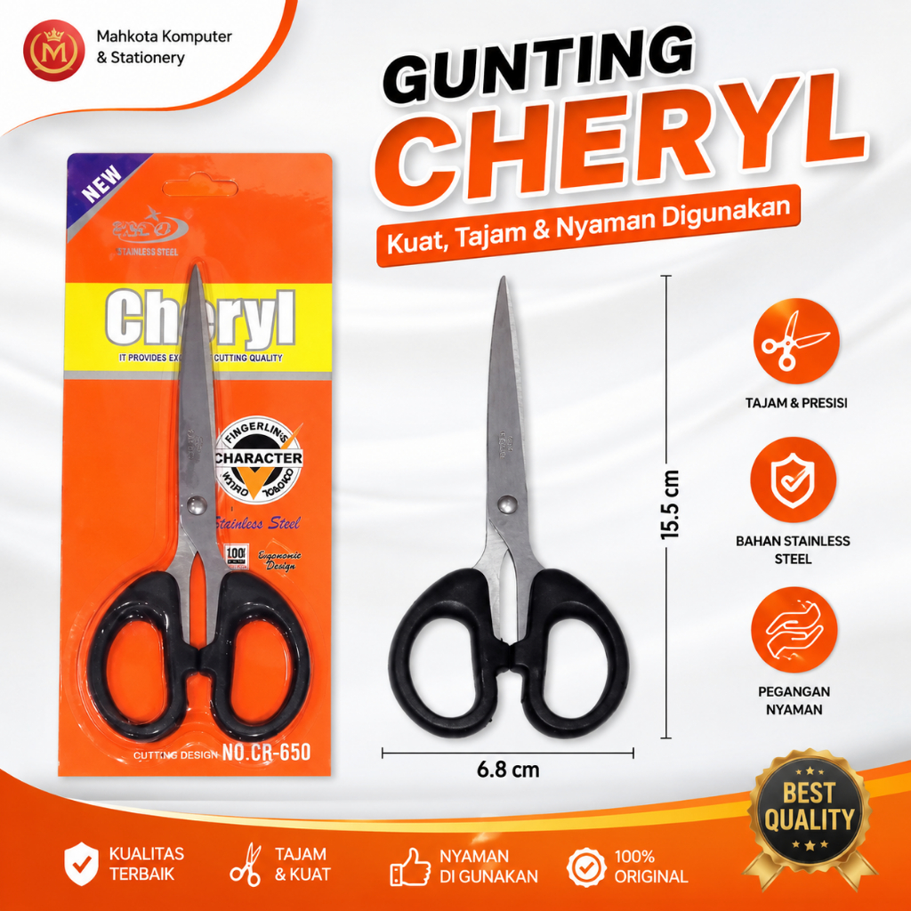 กรรไกร Cheryl Esco No CR-650