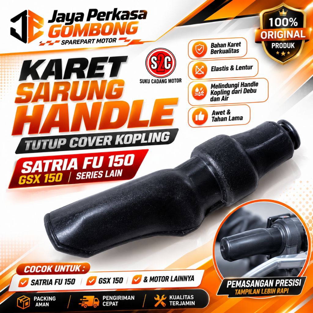 S2C ยาง NITO ฝาครอบยาง HANDLE CLUTCH SATRIA FU 150 GSX 150 S2C