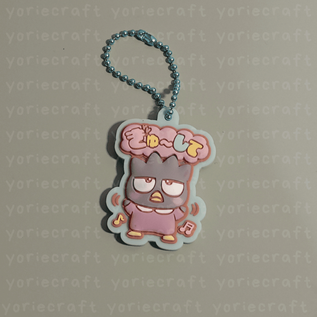 Trinkets / Trinkets Sanrio Badtzmaru / Sanrio Rubber Merch / พวงกุญแจ Sanrio / พวงกุญแจ Badtzmaru / 