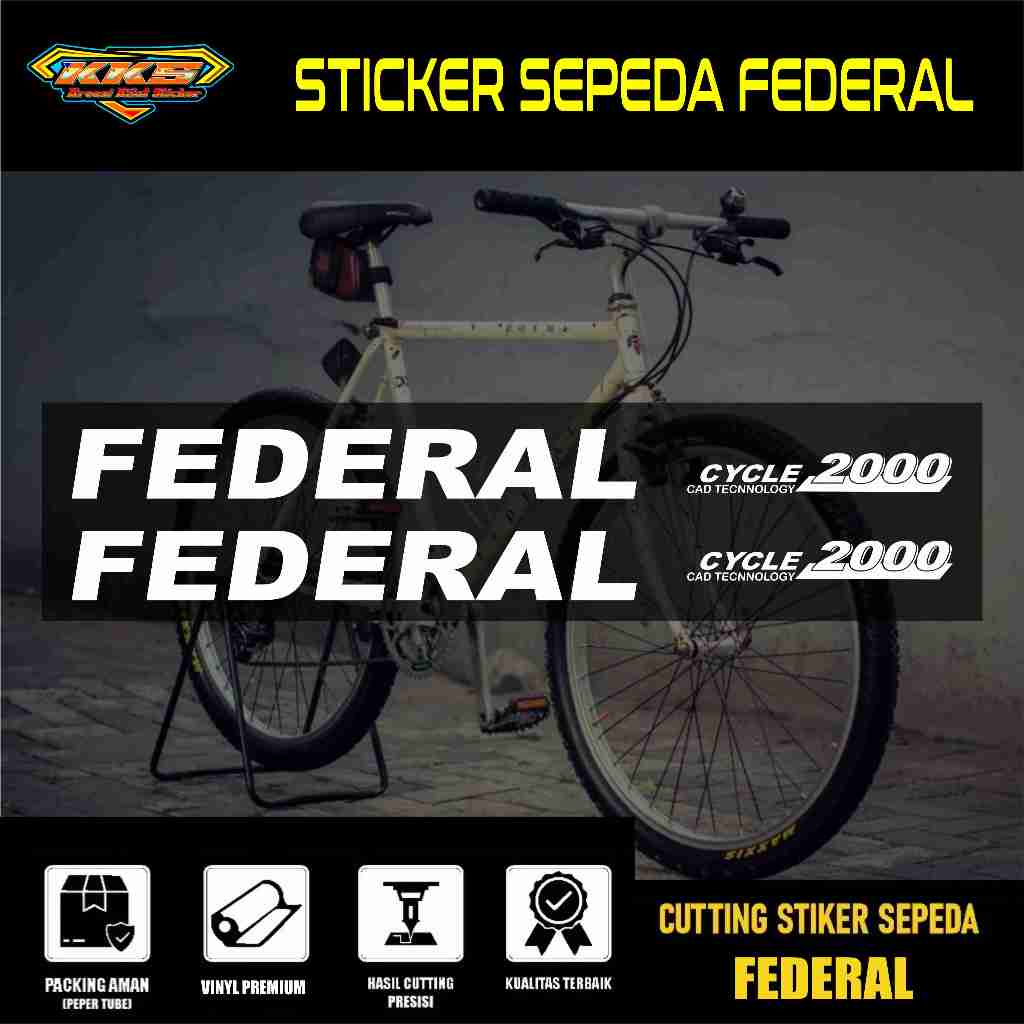 สติ๊กเกอร์ตัดจักรยาน FEDERAL