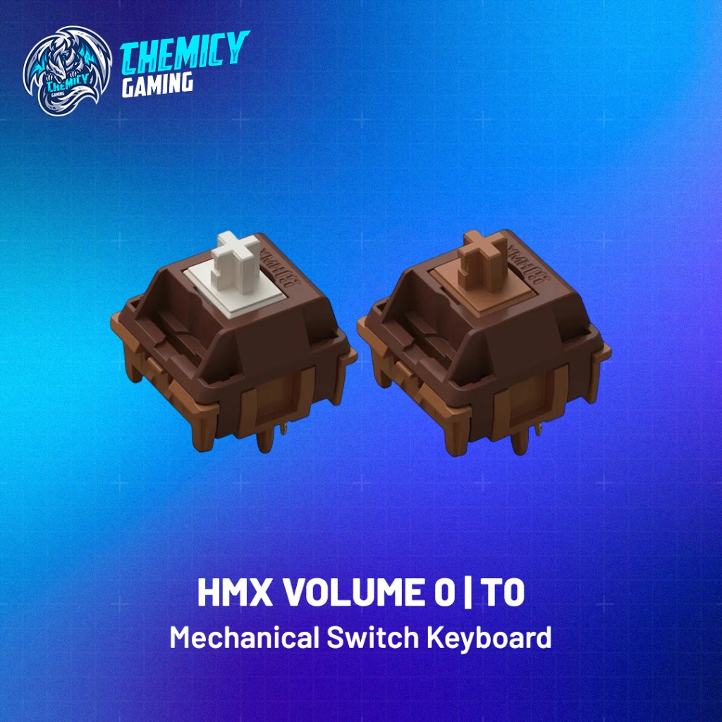 80Retros HMX เล่ม 0 | Volume T-0 สวิตช์เงียบสําหรับคีย์บอร์ดเกมมิ่ง