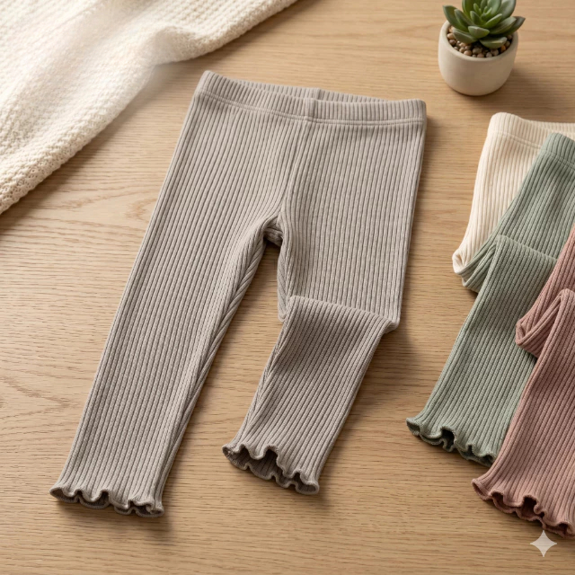 KATUN ร้านสวรรค์ | (0-7 ปี) SOFT, STRETCHY, THICK KNIT COTTON BABY LEGGINGS AGE 6 9 12 MONTHS MONTHS