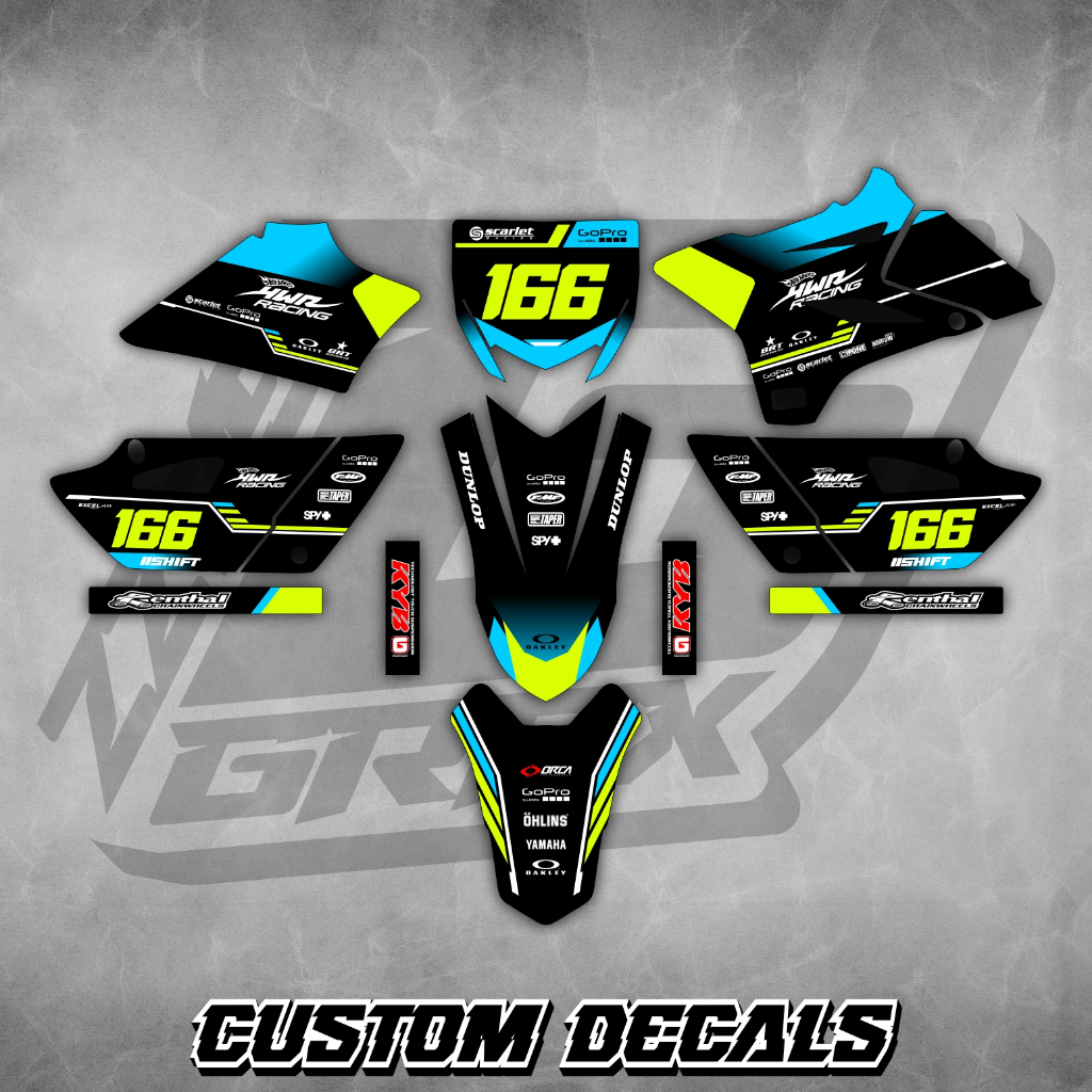 YZ85 สติ๊กเกอร์เก่า / DECAL YZ 85 ใหม่ BEBEK STANDARD DECAL STICKER YZ 85 DECAL STICKER YZ 85 ใหม่ 5