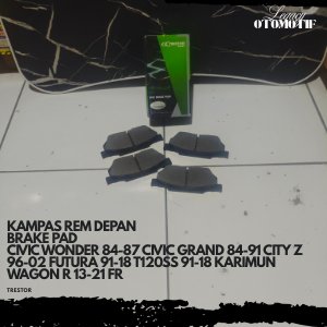 [Legacy] BRAKE PAD FRONT BRAKE PAD CIVIC WONDER 84-87 CIVIC GRAND 84-91 CITY Z 96-02 FUTURA 91-18 T1