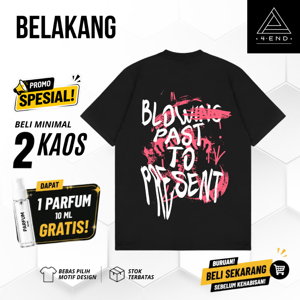 เสื้อยืด Blowing Past To Present | การออกแบบสุดพิเศษ | 4END