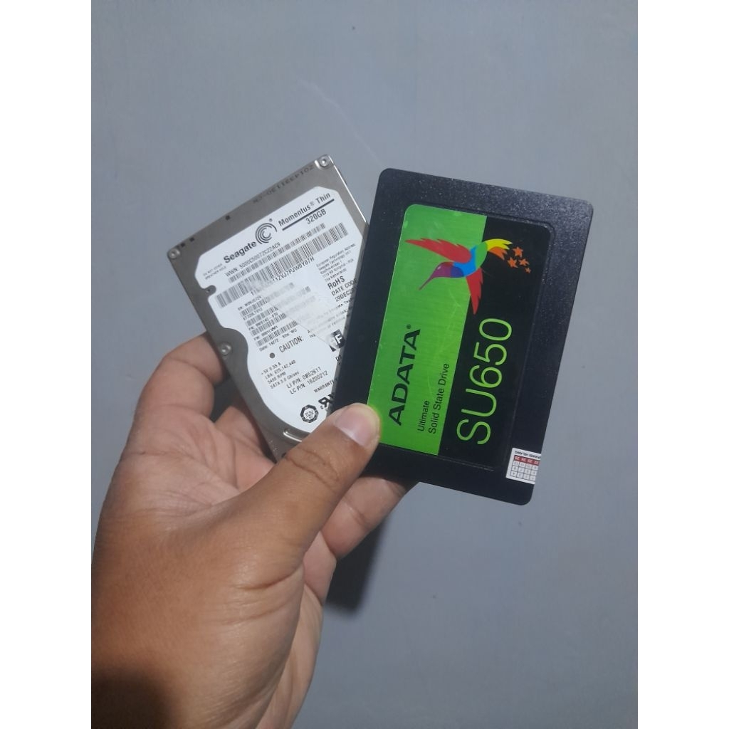 Ssd adata 256 gb + แล็ปท็อป hdd 320gb