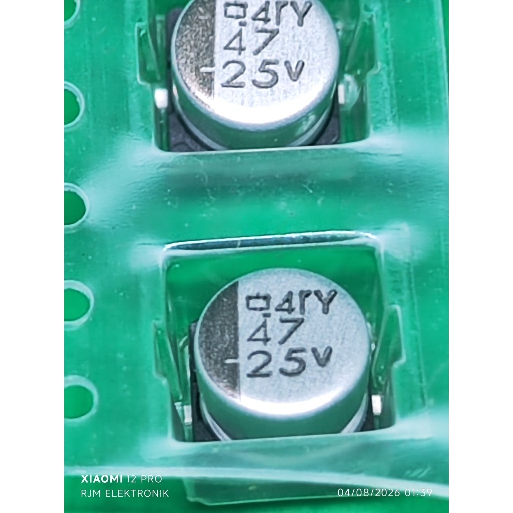 Elco smd 47uf 25v ori