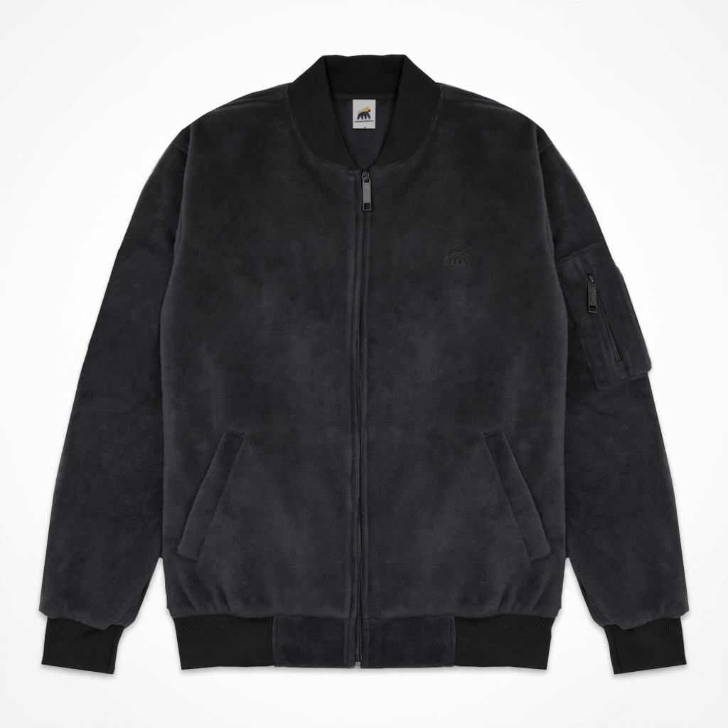 House of Smith Mens Bomber Jacket - Bomen Black 6