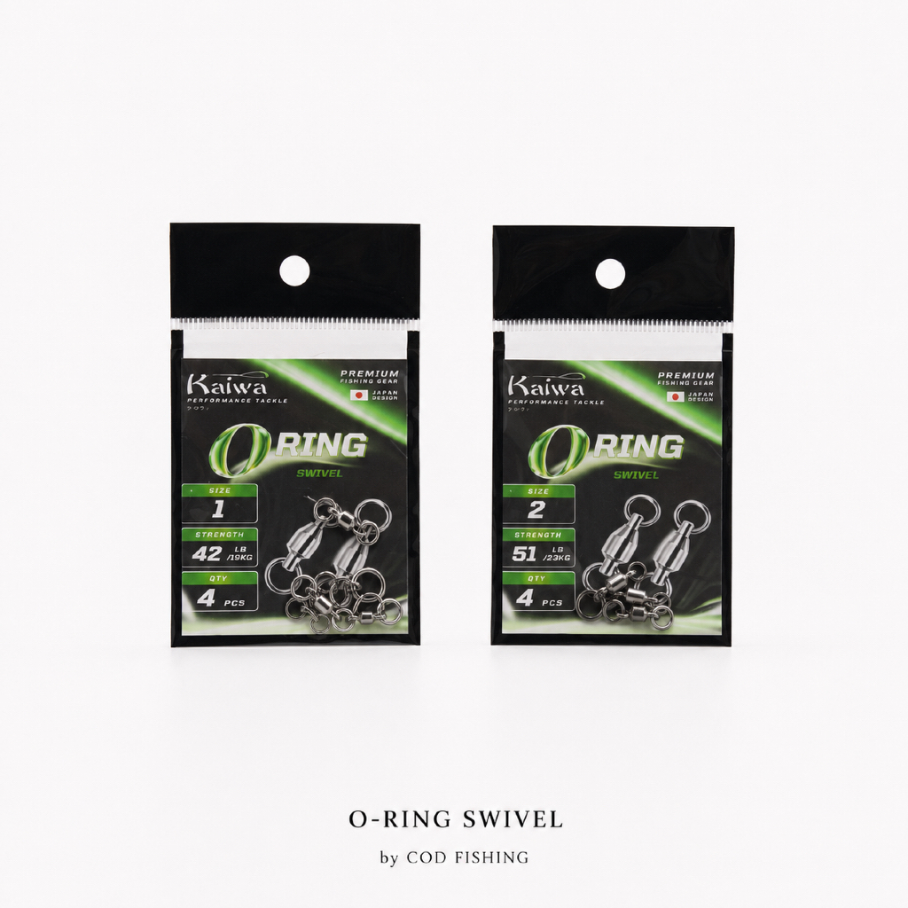 Kili Swivel - Kili Stainless Steel O-Ring Fishing Nickel Per BKS