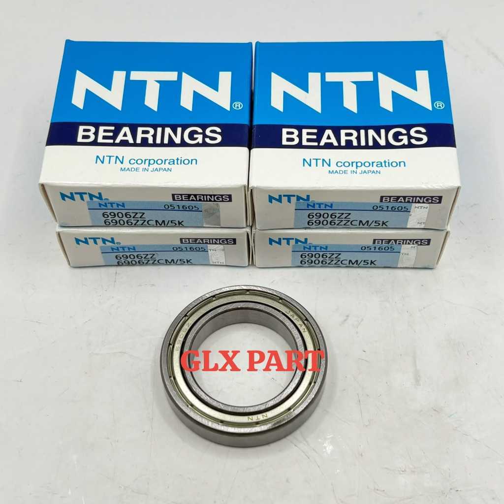 BEARING 6906 ZZ NTN IRON CAP SIZE UK 30x47x9MM