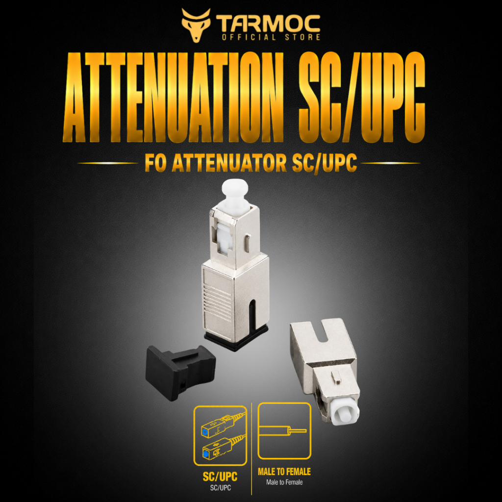 Attenuator ไฟเบอร์ออปติก SC/UPC | เรดแมน ฟอแมน | 1dB 2dB 3dB 5dB 7dB 10dB