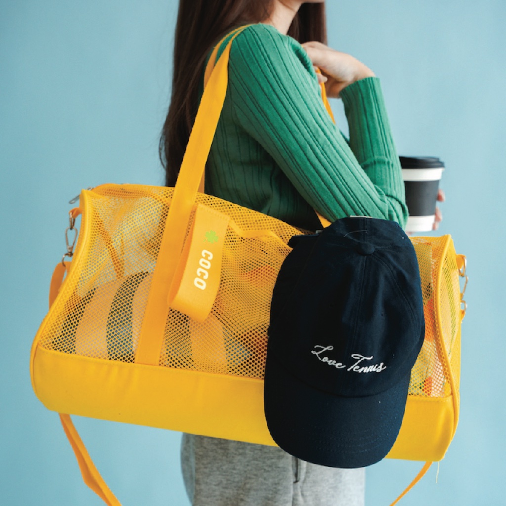 Good Mesh Duffle Bag - Mesh Bag/Duffle Bag/Mesh Bag/Sports Bag/Gym Bag - By Goodmoments