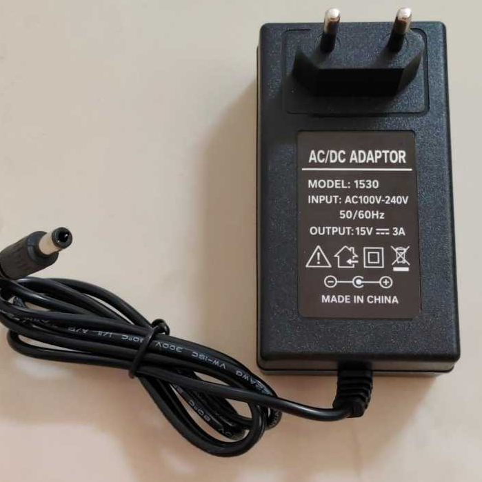 AC/DC ADAPTER 15V 3A รุ่น 1530