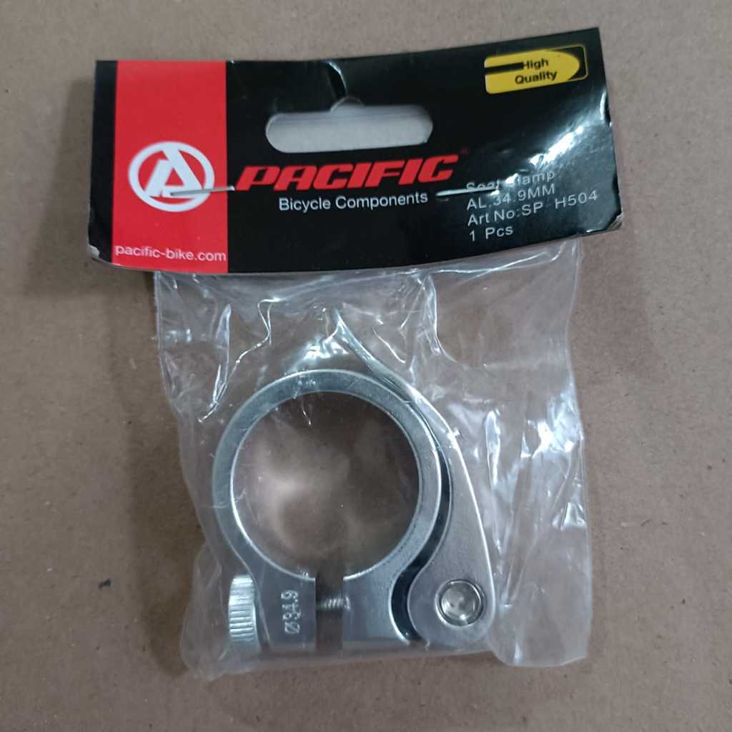 Pacific Bicycle Seat Clamp ขนาด 34.9mm Seat Clamp AL SP-H504 Alloy Original