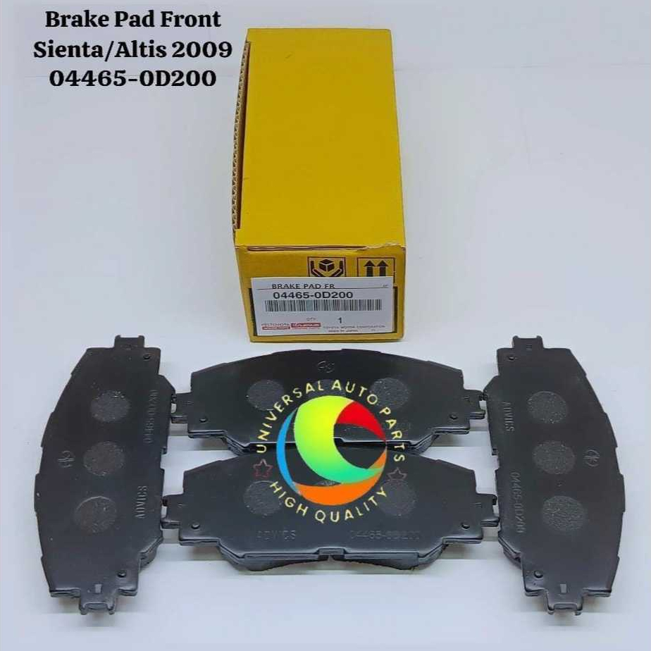 ผ้าเบรค หน้า Sienta / Altis 2009 04465-0D200 SUPER QUALITY