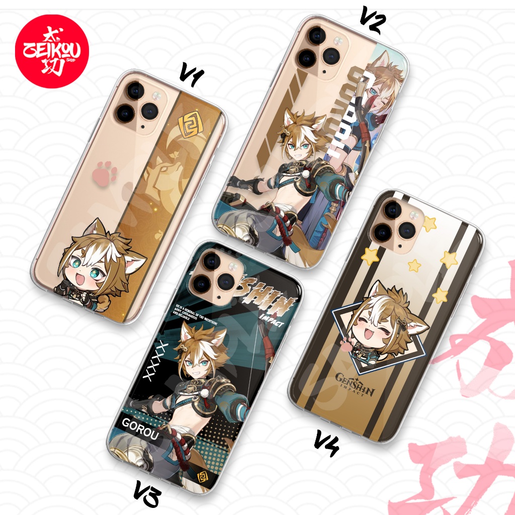 เคสพรีเมี่ยม Genshin Impact - Gorou Collection HP ทุกประเภท