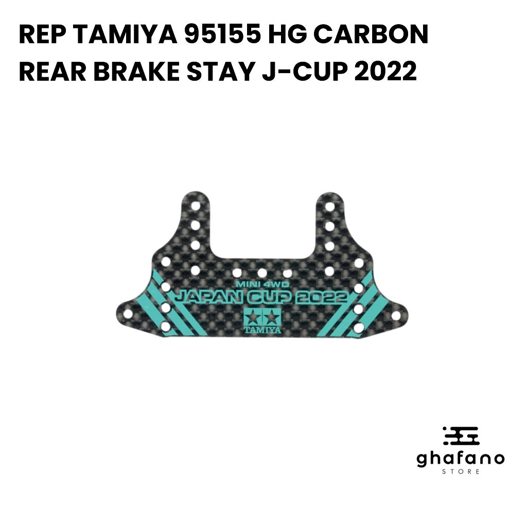 REPLIKA Tamiya 95155 HG Carbon ด้านหลังเบรค Stay (1.5mm) Japan Cup 2022 Replica