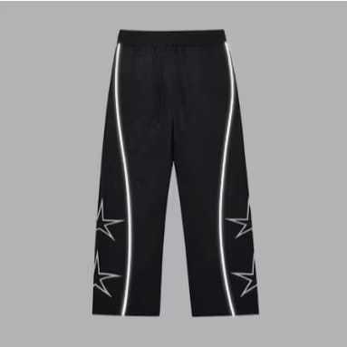 OVERFLOW.STUFF Y2k Star กางเกงถุง Unisex