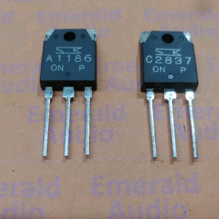 ทรานซิสเตอร์ 2SA1186 2SC2837 ORIGINAL SANKEN ทรานซิสเตอร์ A1186 C2837 TR เครื่องขยายเสียง PNP NPN