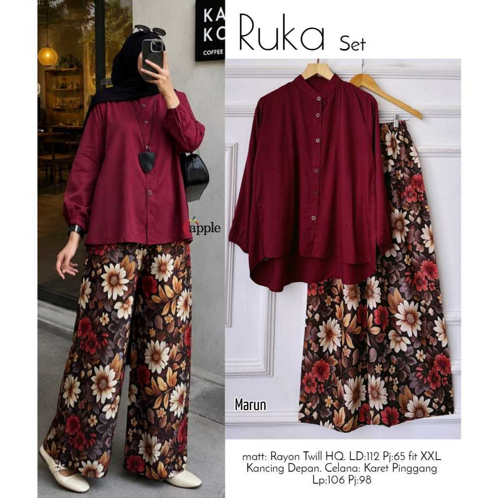 RUKA SET เสื้อผ้าผู้หญิง Trend FASHION HQ จาก APPLe