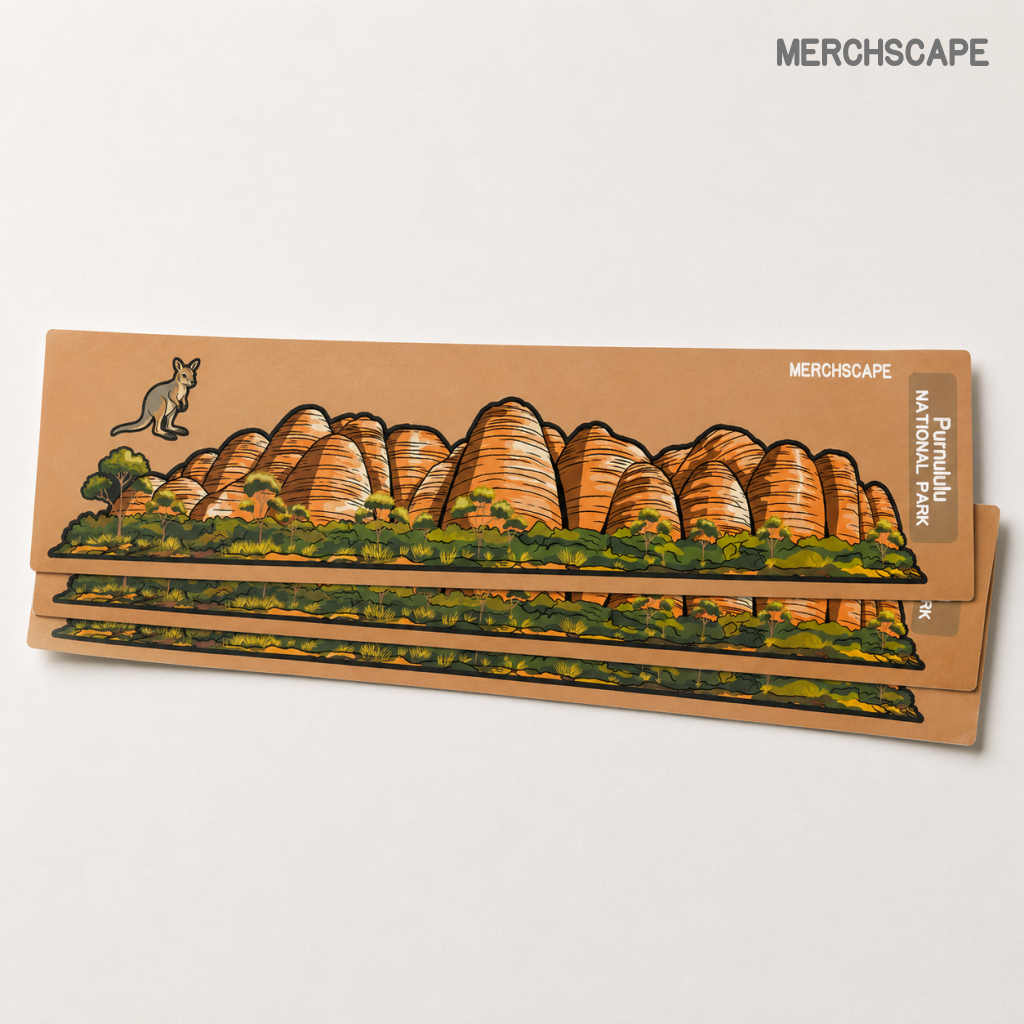 Purnulu Uluru-Kata Tjura Merchscape Sticker: Premium Aesthetic Sticker | สติ๊กเกอร์ภูมิทัศน์