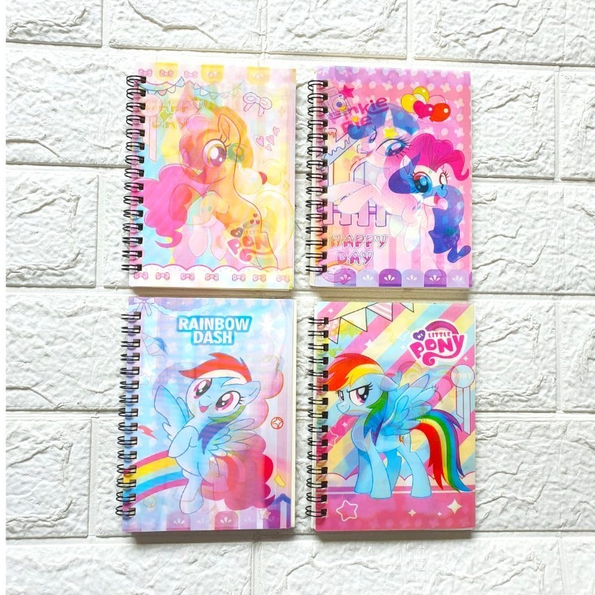 A6 3D Pony Notebook / A6 Spiral Notebook