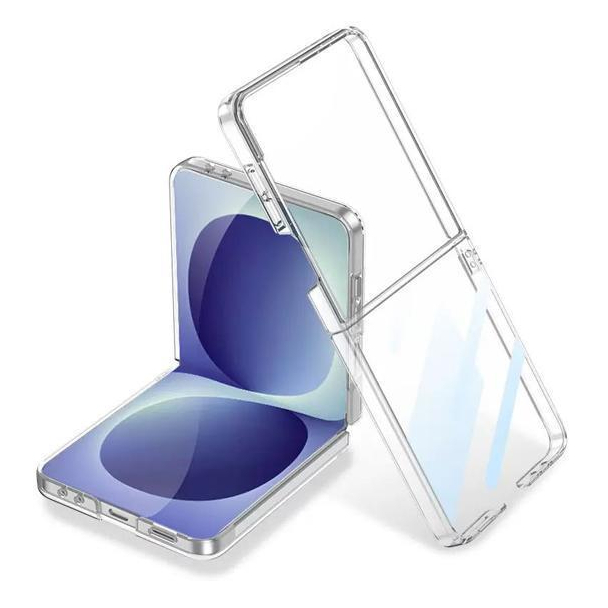 Poly Case สําหรับ Samsung ZFlip Z Flip 7 8 Flip7 Flip8 โปร่งใส Hardcase ปลอก